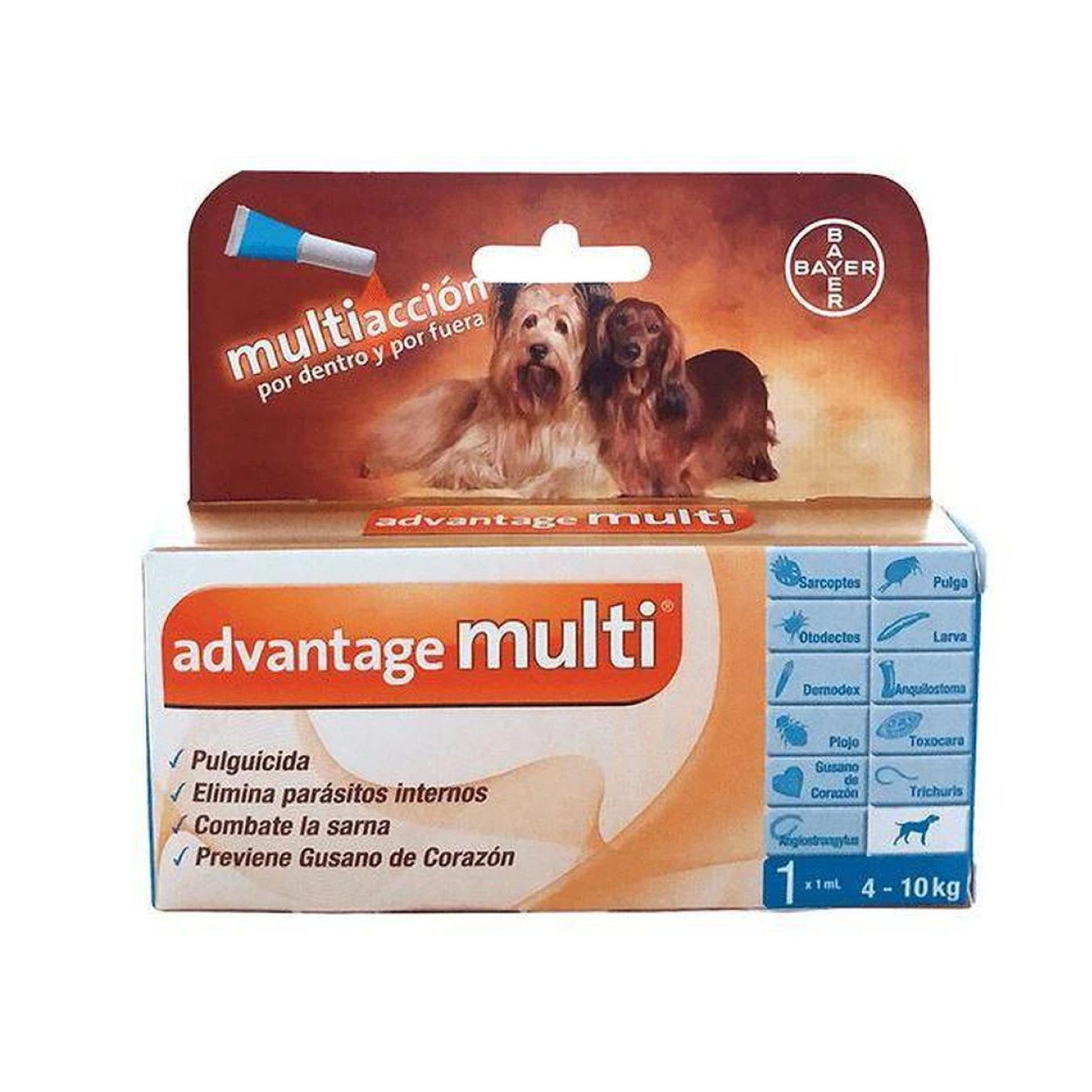 Advantage Multi Perro - Antipulgas Parasitos Sarna Advantage Multi Perro - Antipulgas Parasitos Sarna